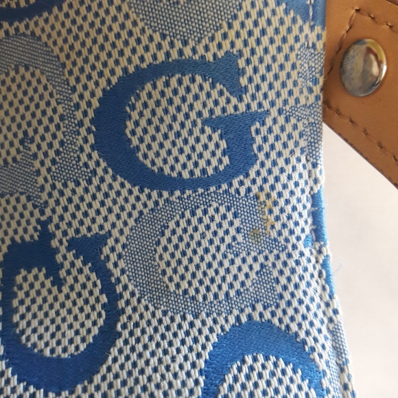 Blue Guess Signature Purse - Picture 13 of 15